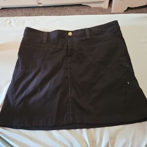 Athleta Black A-Line Mini Skirt Casual